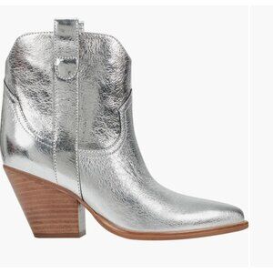 Marc Fisher Marlie silver Western Cowboy Boot New 7